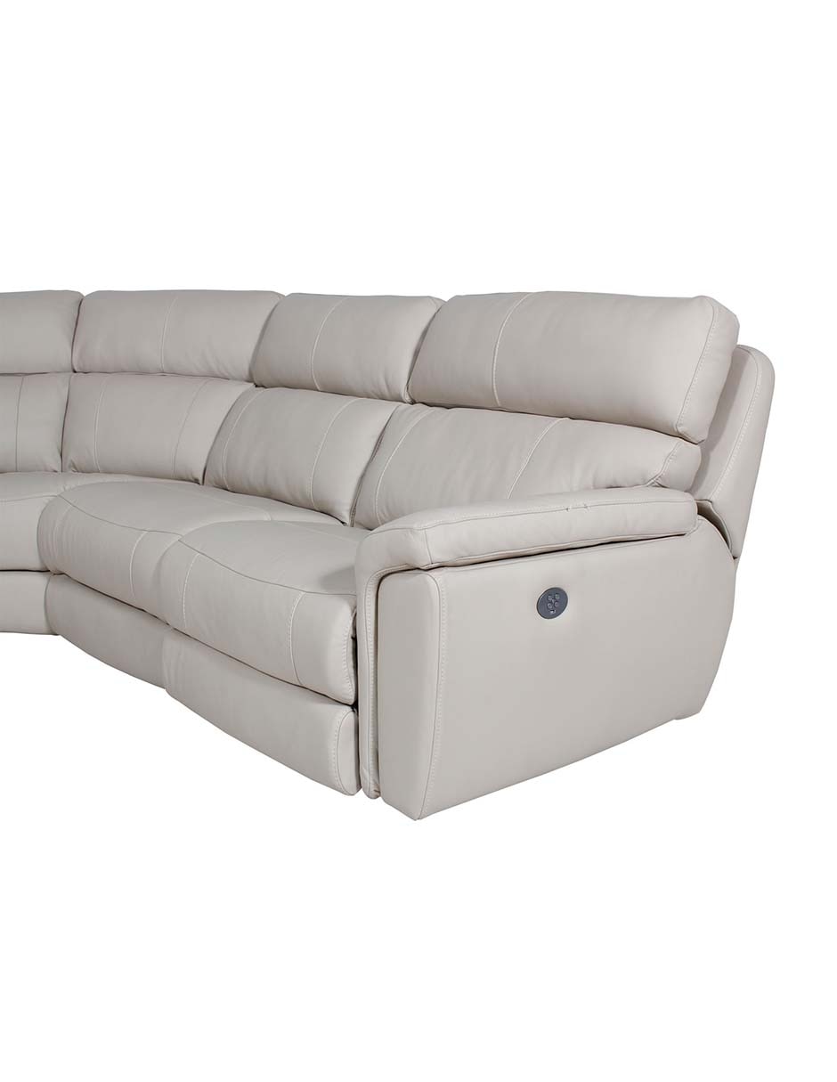 Sala modular Road Curvo de piel 4
