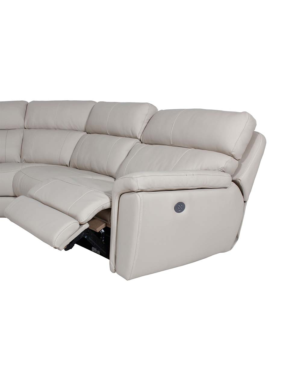Sala modular Road Curvo de piel 2