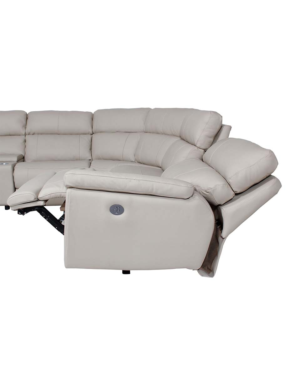 Sala modular Road Curvo de piel 8