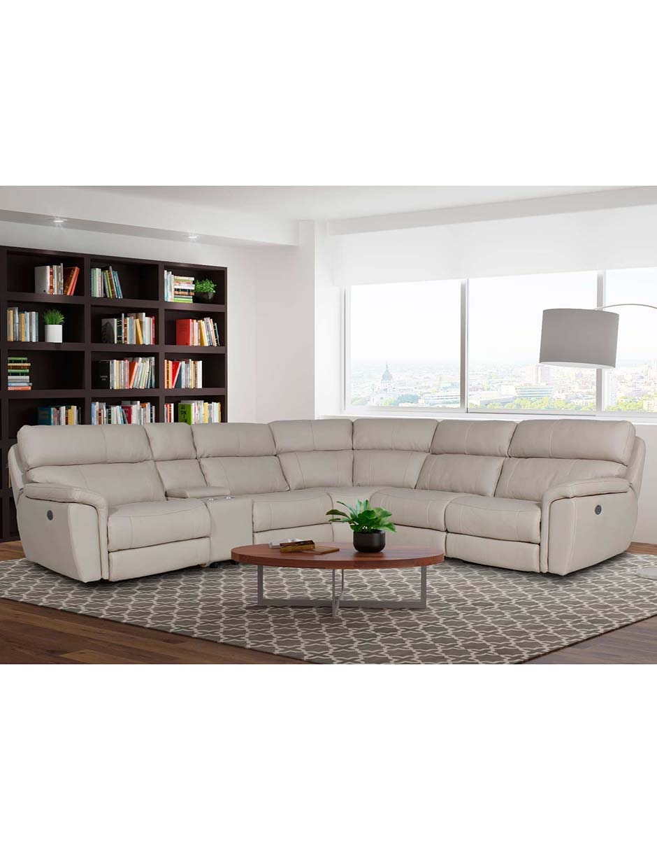 Sala modular Road Curvo de piel 3