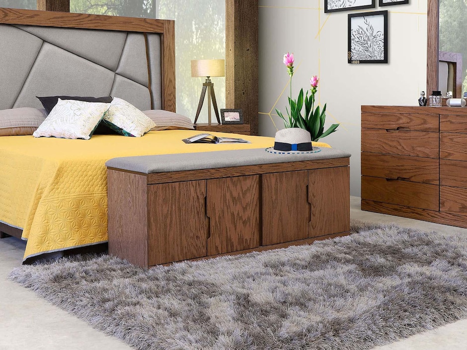 Pie de cama Beget de madera 6