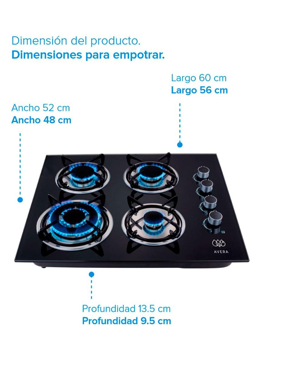 Parrilla de gas empotrable 3