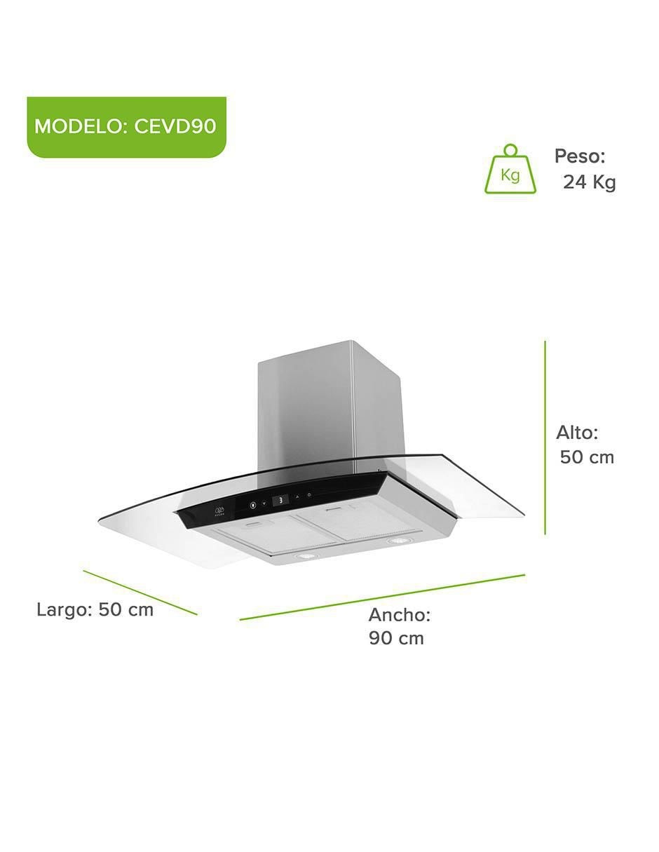 Campana de pared CEVD90 de acero inoxidable 15