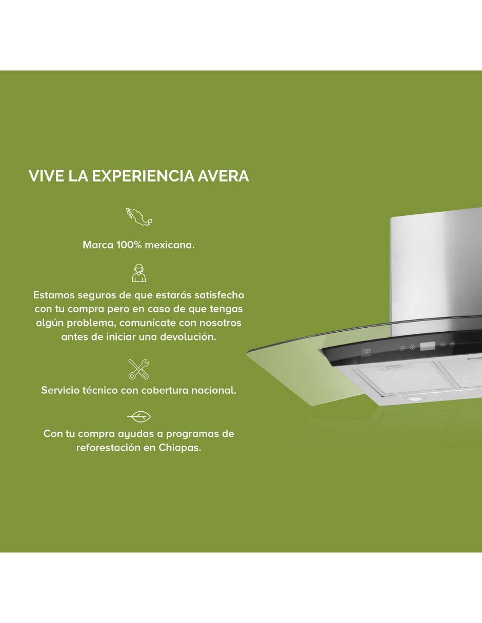 Campana de pared CEVD90 de acero inoxidable