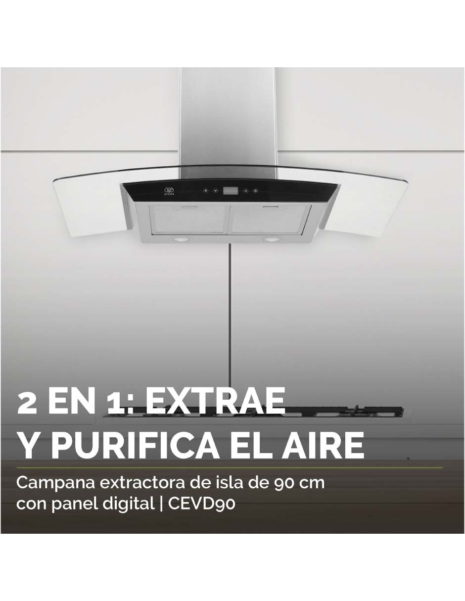 Campana de pared CEVD90 de acero inoxidable 9