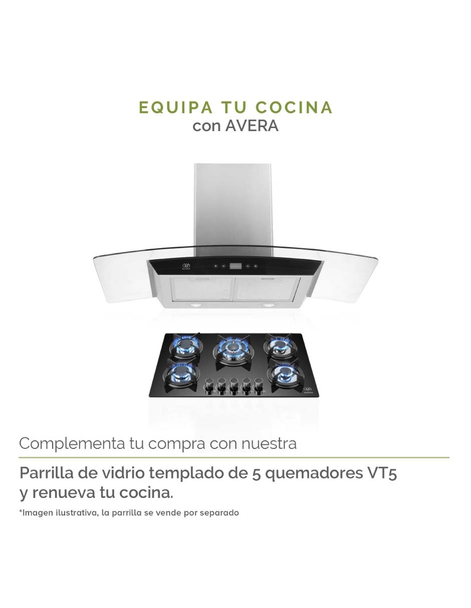 Campana de pared CEVD90 de acero inoxidable 12