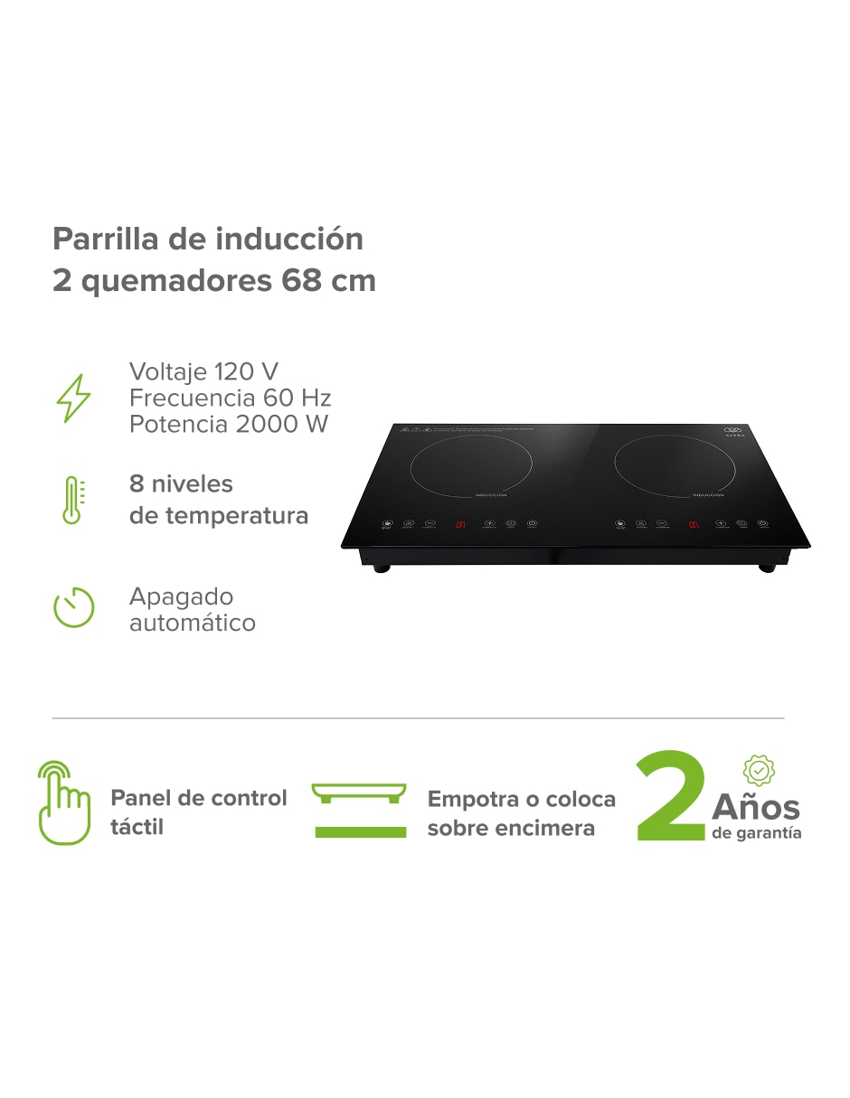Parrilla a inducción empotrable Avera