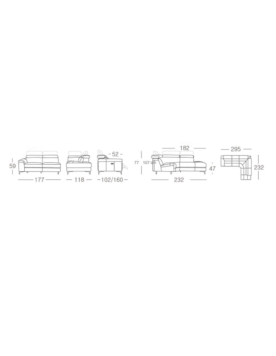 Sala modular Ausven Bonded de vinipiel 19