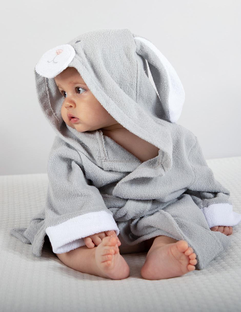 Bata de baño con gorro Babuu Baby para bebé niño