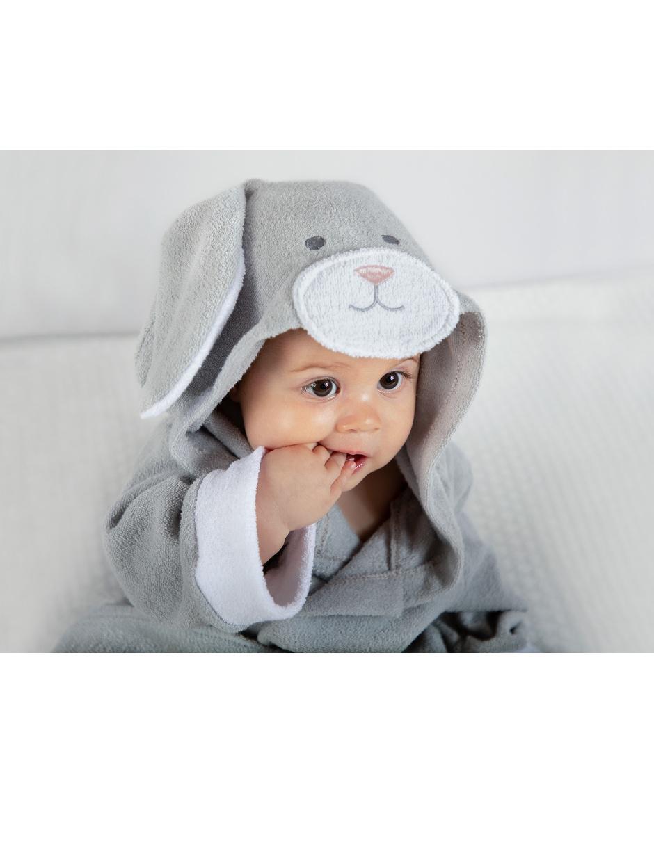 Bata de baño con gorro Babuu Baby para bebé niño