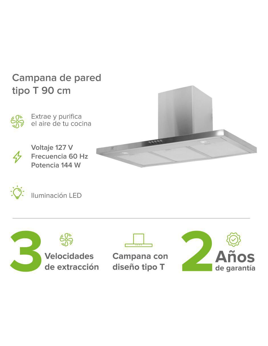 Campana de pared cev90b "de" acero inoxidable 6