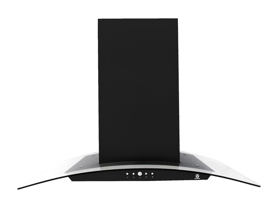 Campana de isla CI-90 BLACK de acero 2