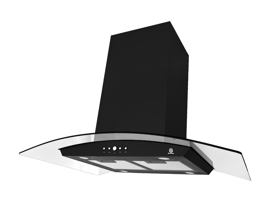 Campana de isla CI-90 BLACK de acero Campana de isla CI-90 BLACK de acero