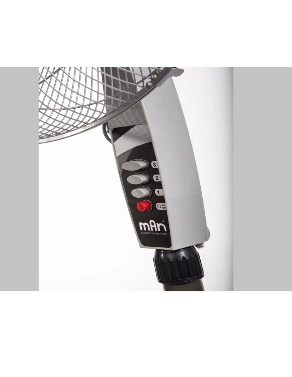 VENTILADOR DE PEDESTAL VPG-0018 , GRIS 3