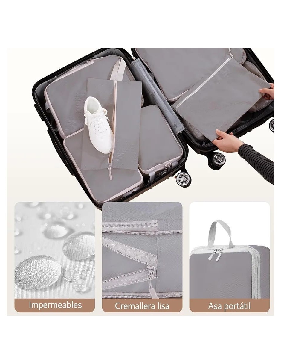 Set bolsa organizadora viaje Genérica