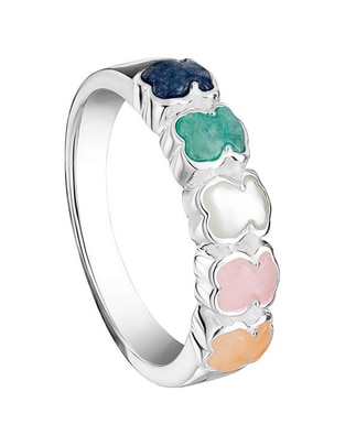 Anillo P 925 de plata perla lustre