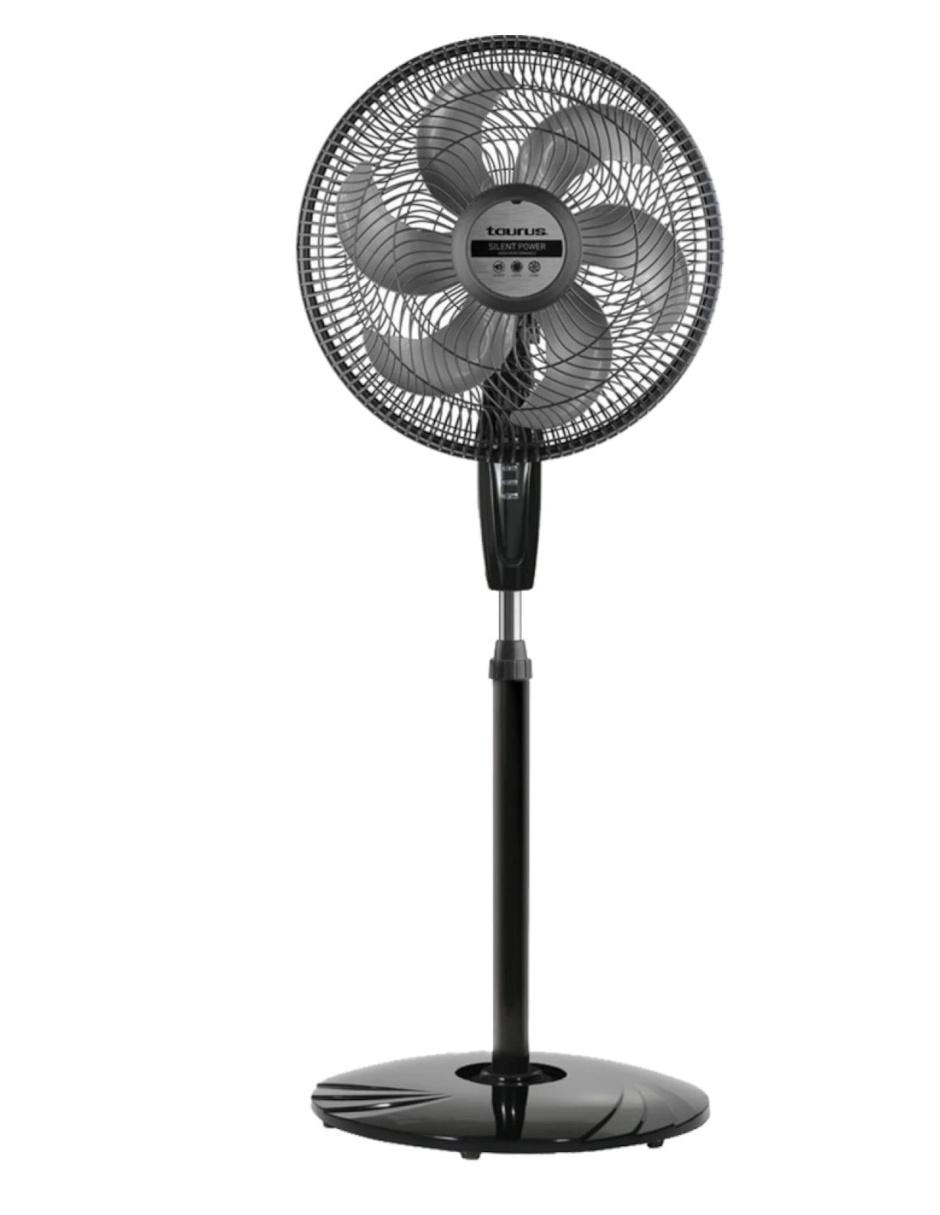 VENTILADOR SILENT POWER , NEGRO 1