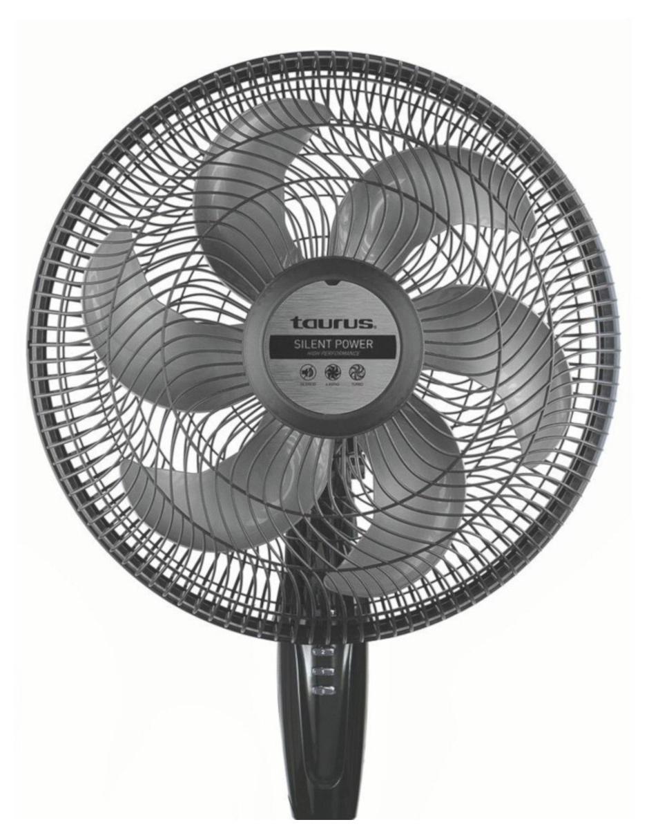 VENTILADOR SILENT POWER , NEGRO 2