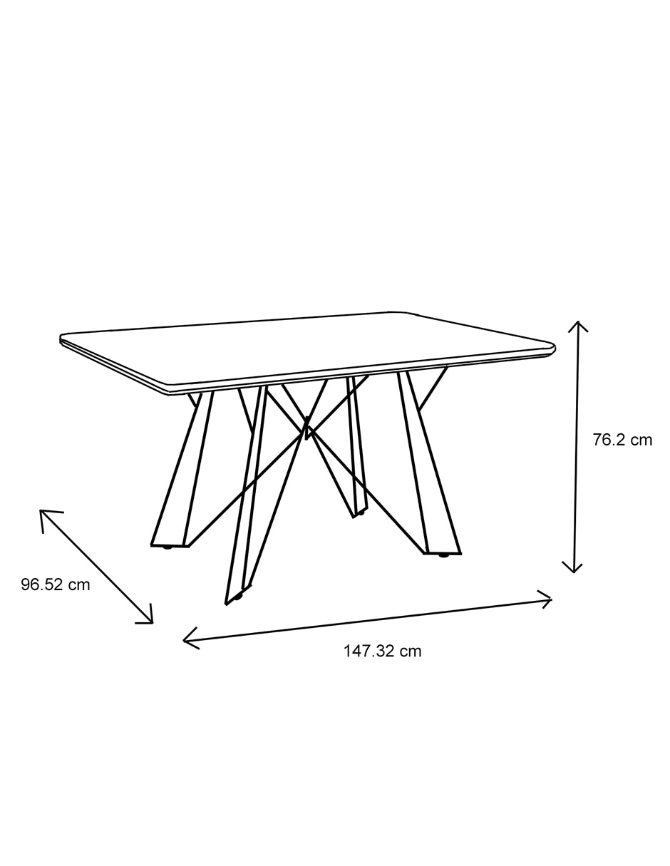 Mesa de comedor armable