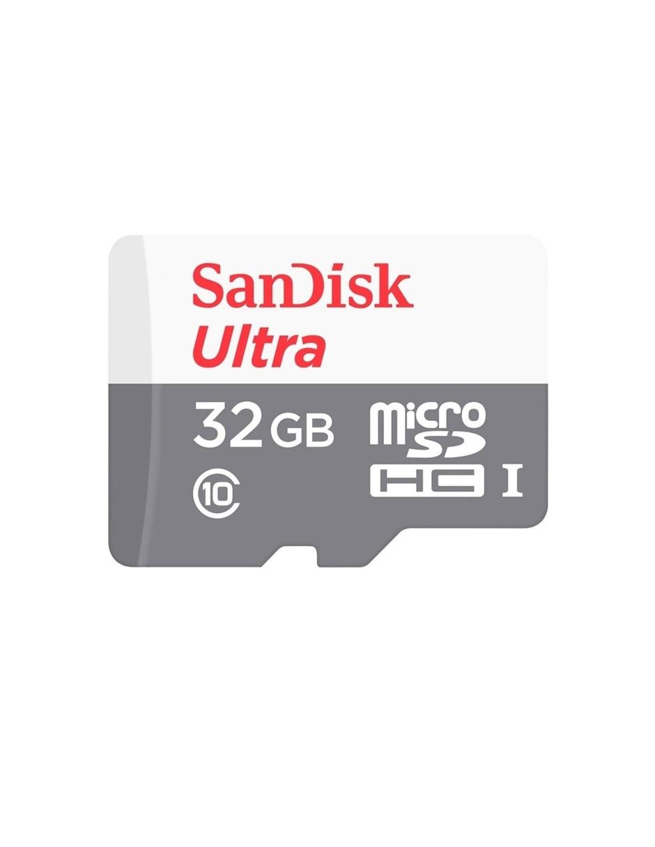 Memoria Micro SD 32GB Sandisk Ultra Clase 10 Video Full HD 100Mb/s SDSQUNR-032G-GN3MA