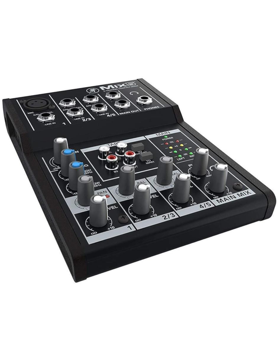 Mezcladora Compacta Mackie Mix5 de 5 canales