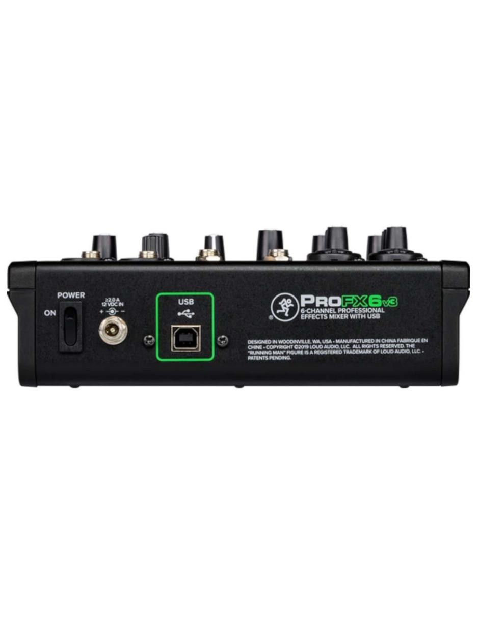 Mezcladora ProFX6v3 de 6 canales con FX Mezcladora ProFX6v3 de 6 canales con FX