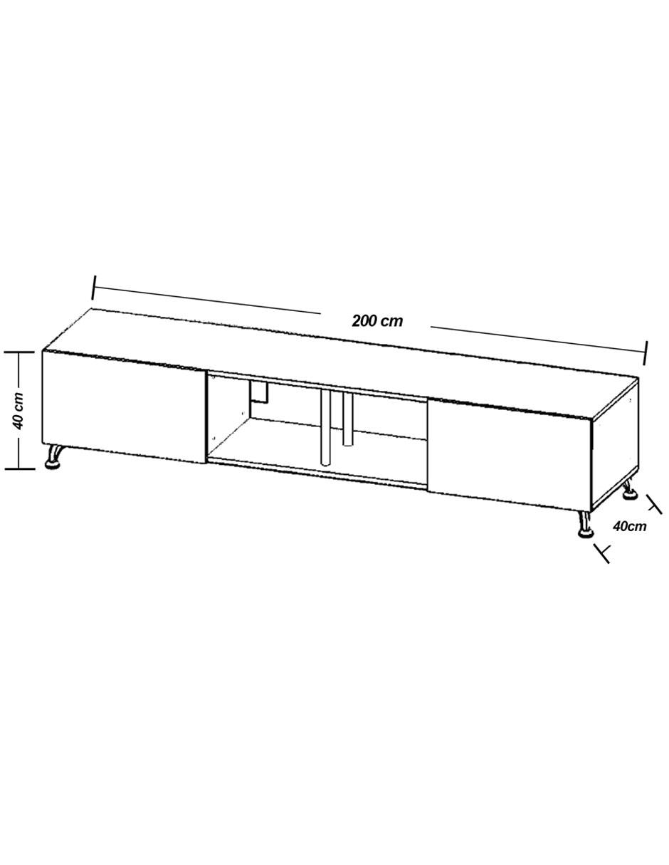 Mueble para TV Melamina 2