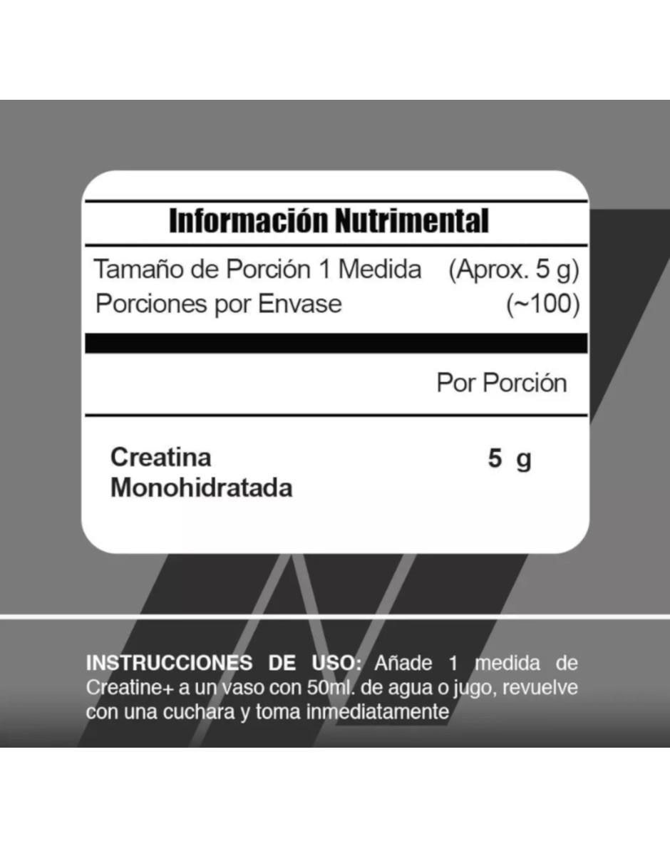 Creatina Meta Nutrition Creatine + Suplemento 500 g