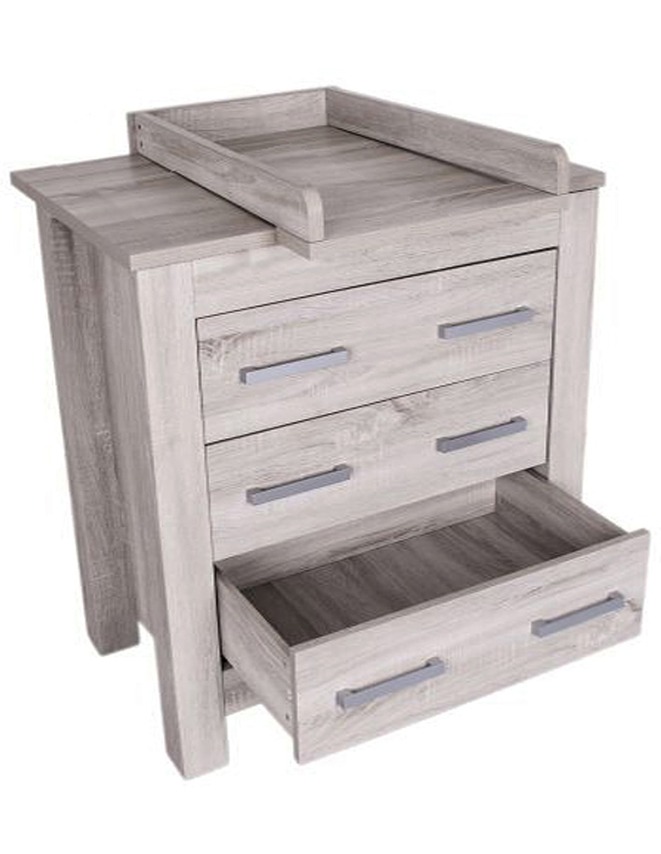 Cómoda con cambiador Bordeaux Mon Caramel de MDF