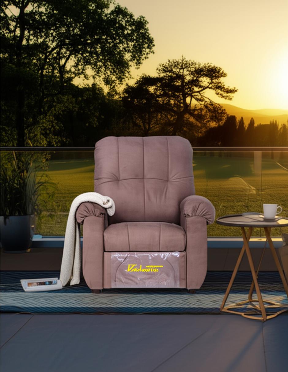 RECLINABLE ANDRE TELA, CHOCOLATE