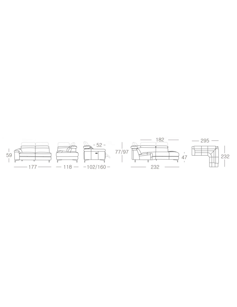 Sala modular Ausven de piel 12