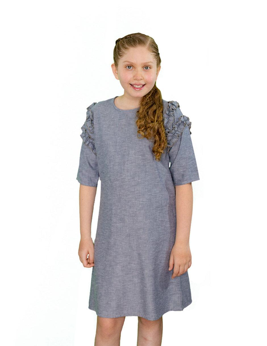 Vestido manga regular para niña Vestido manga regular para niña