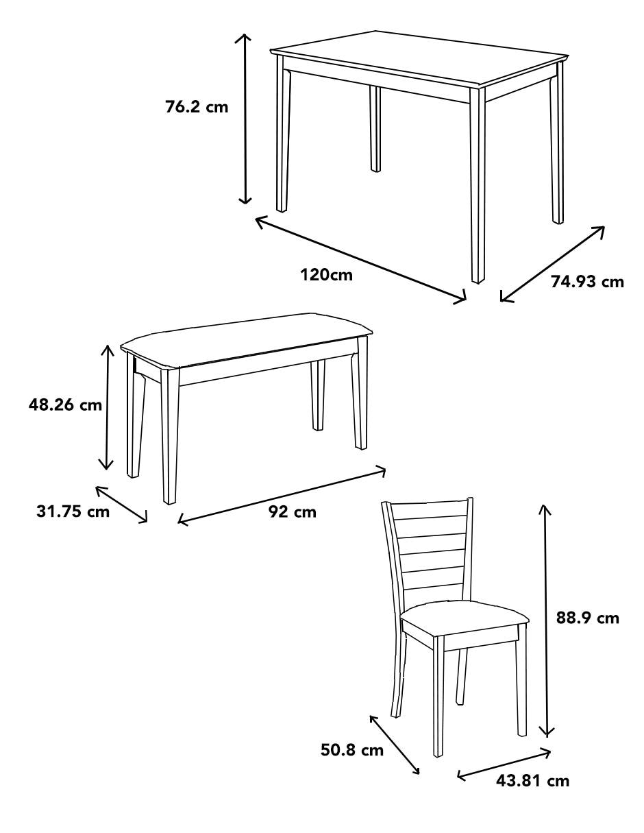 Comedor Okume para 2 personas 7
