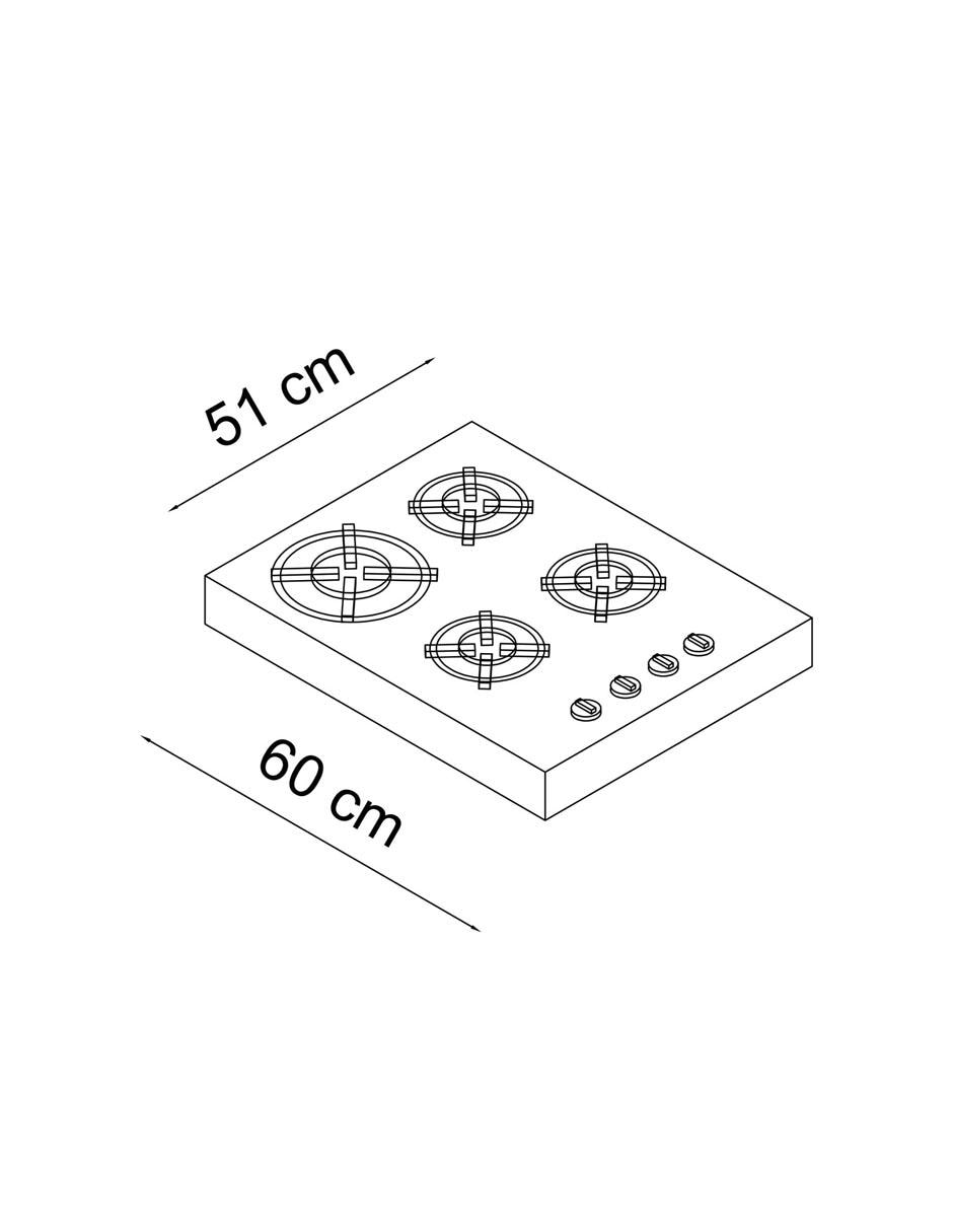 Horno a gas natural Temax + Clio + Motrix 2