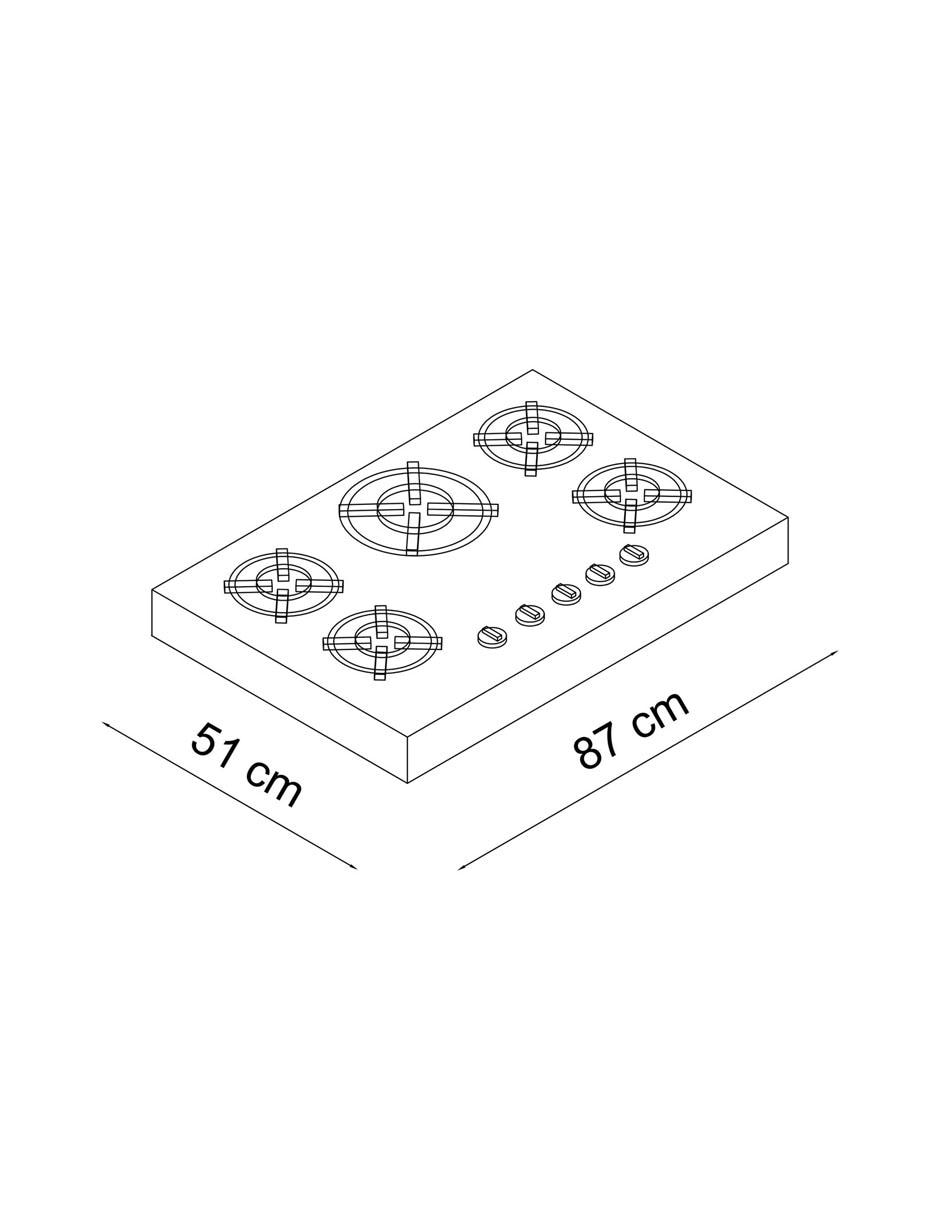 Horno a gas natural Temax + Ceres + Motrix 4