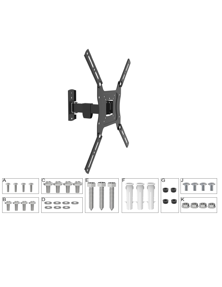 Soporte para pantalla fijo 17 - 55 pulgadas Soporte para pantalla fijo 17 - 55 pulgadas