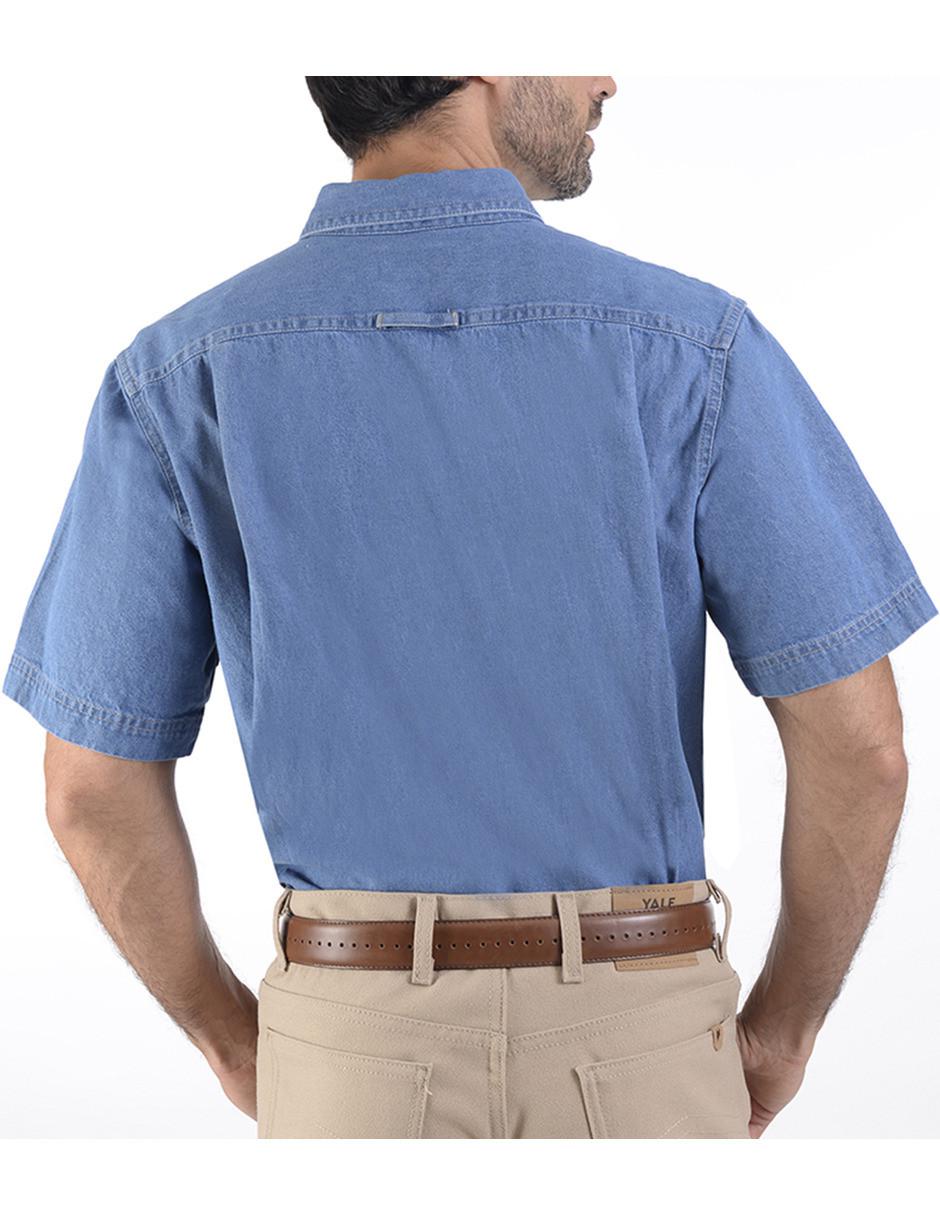 Camisa casual de algodón manga corta para hombre 3