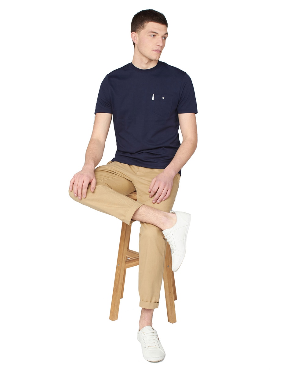 PLAYERA BEN SHERMAN 00, S, AZUL MARINO