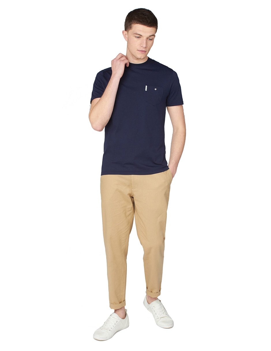 PLAYERA BEN SHERMAN 00, S, AZUL MARINO