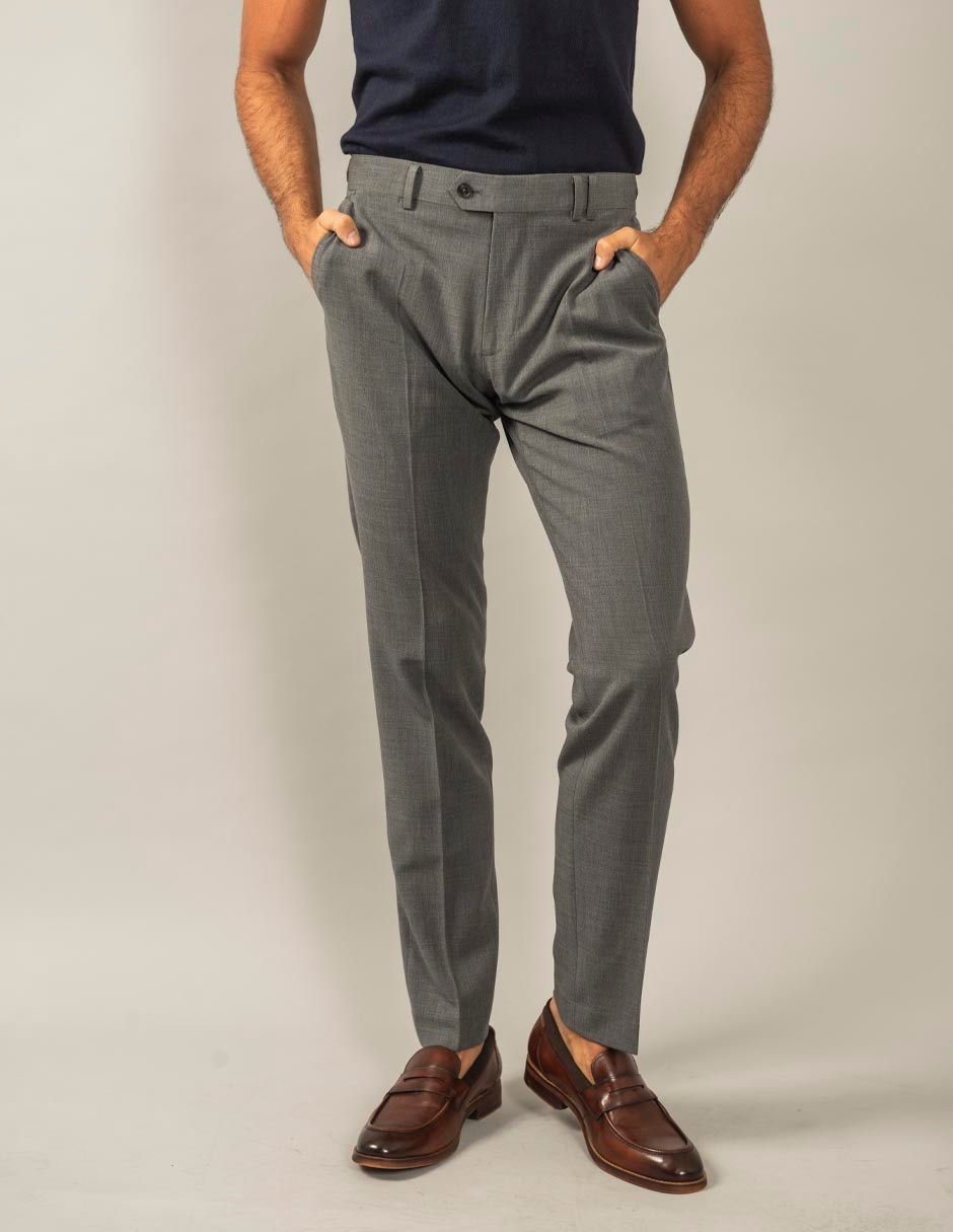 Pantalón de vestir slim para hombre Pantalón de vestir slim para hombre