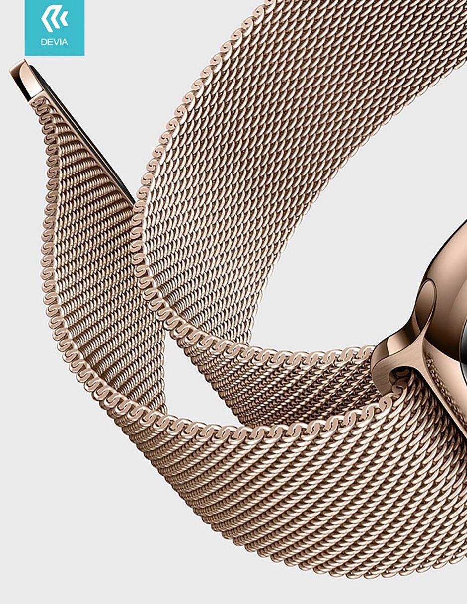Correa Extensible Apple Watch Metálica Milanese 38mm 40mm 6