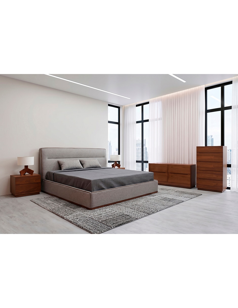 Cama de madera y tela 14