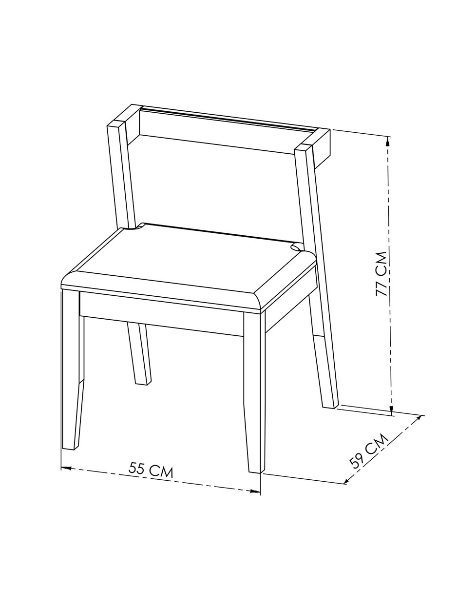 Silla Heston de madera 6