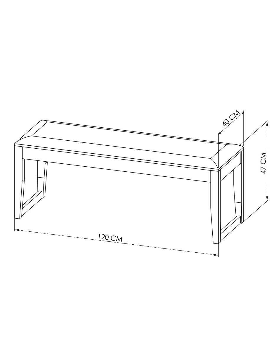 Banca Heston de madera 6