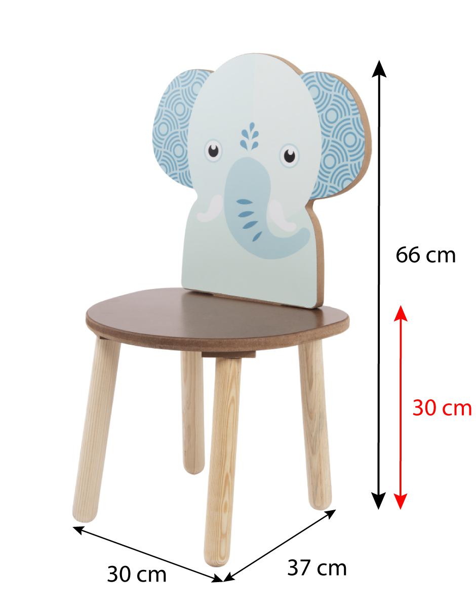 Silla infantil Montessori Duduk de madera