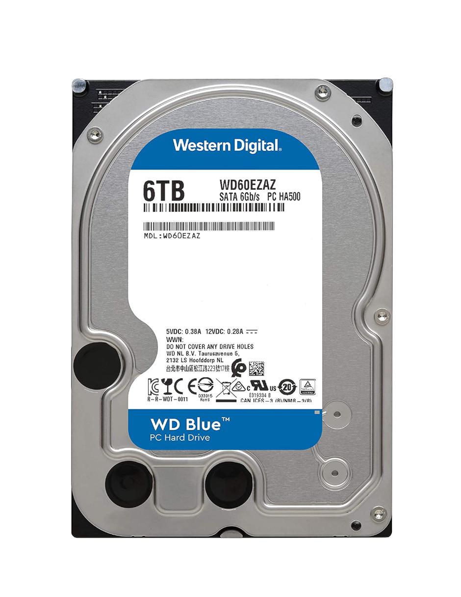 Disco duro externo Western Digital capacidad 6 TB