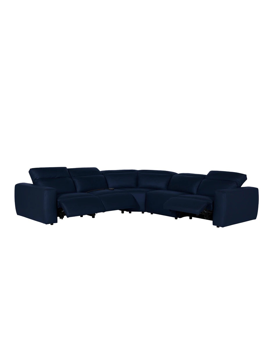 Chaise lounge Lidia de piel