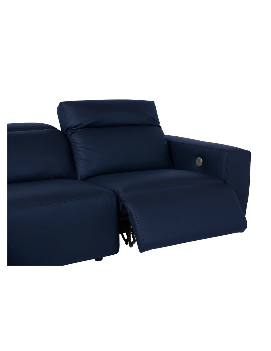Chaise lounge Lidia de piel