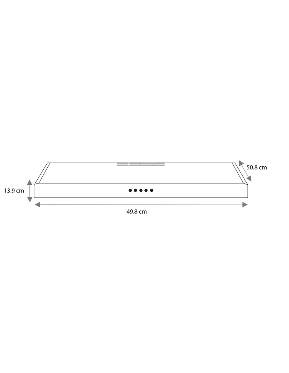 Campana de pared CMPU501GX0 de acero 8