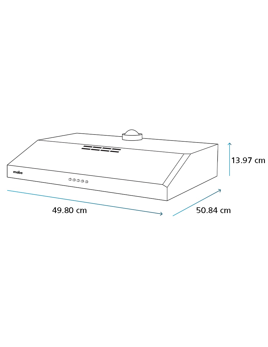 Campana de pared CMPU501GX0 de acero 7